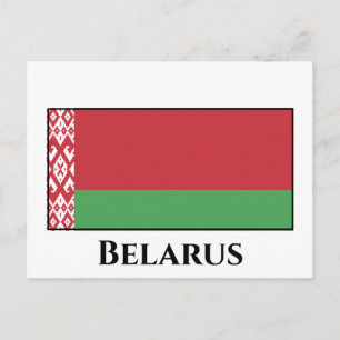 Postal Bandera de Bielorrusia