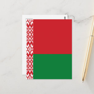 Postal Bandera de Bielorrusia