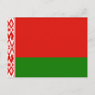 Postal Bandera de Bielorrusia