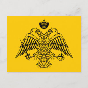 Postal Bandera de bizantino
