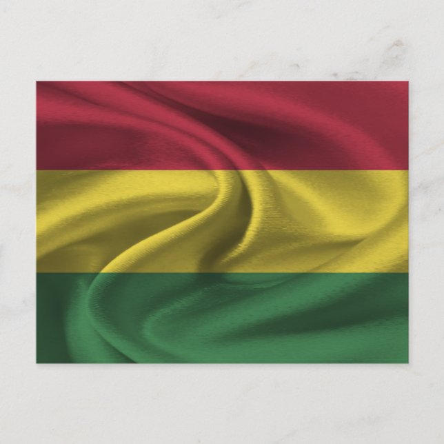 Postal Bandera de Bolivia (Anverso)