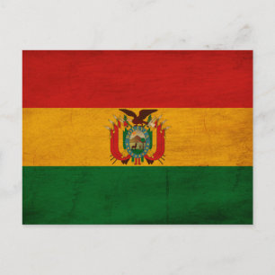Postal Bandera de Bolivia