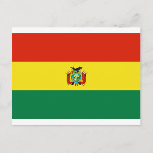 Postal Bandera de Bolivia BO