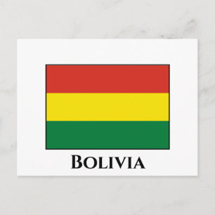 Postal Bandera de Bolivia (Bolivia)