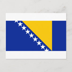 Postal Bandera de Bosnia y Herzegovina