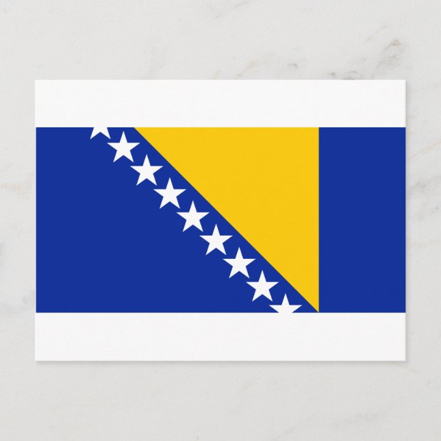 Postal Bandera de Bosnia y Herzegovina (Anverso)