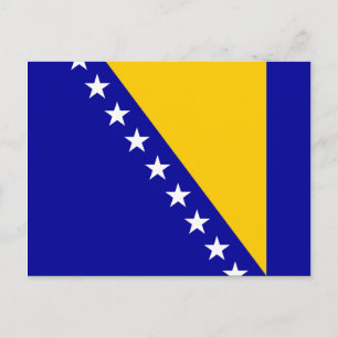 Postal Bandera de Bosnia y Herzegovina
