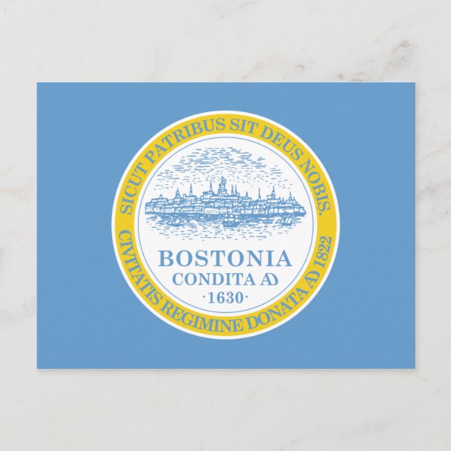 Postal Bandera de Boston (Anverso)