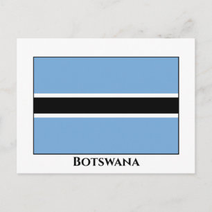 Postal Bandera de Botsuana