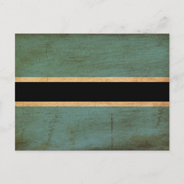 Postal Bandera de Botsuana (Anverso)