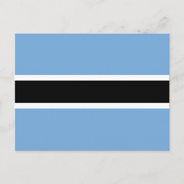 Postal Bandera de Botswana (Anverso)