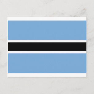 Postal Bandera de Botswana - Folaga ya Botswana