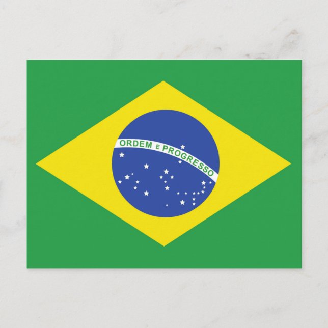 Postal Bandera de Brasil (Anverso)