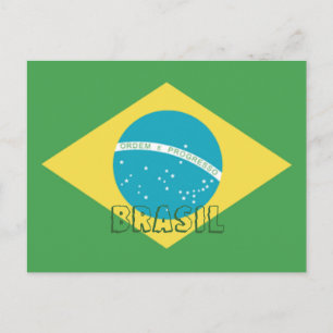 Postal Bandera de Brasil