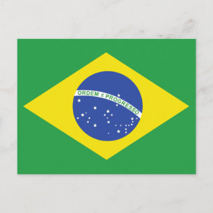 Postal Bandera de Brasil