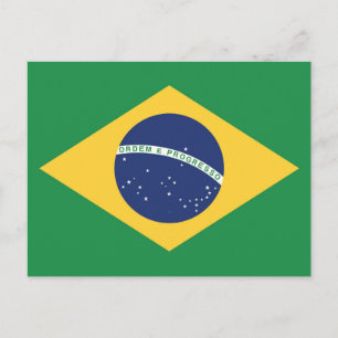 Postal Bandera de Brasil