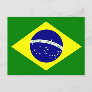 Postal Bandera de Brasil