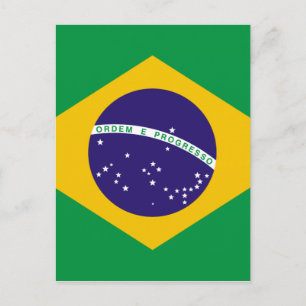 Postal Bandera de Brasil