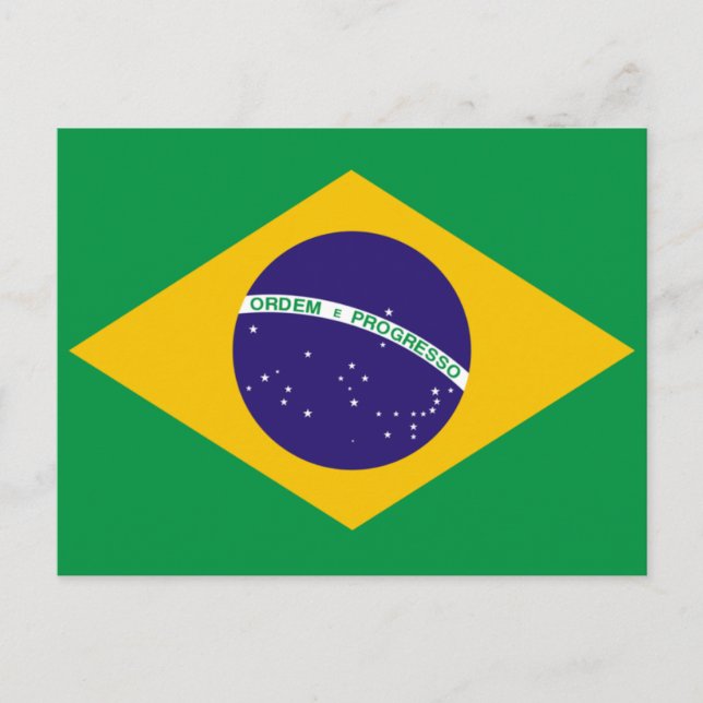 Postal Bandera de Brasil (Anverso)