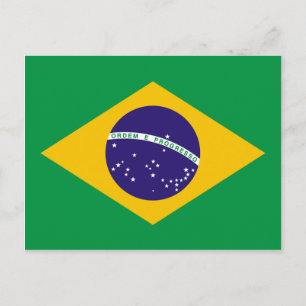 Postal Bandera de Brasil