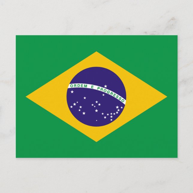 Postal Bandera de Brasil (Anverso)