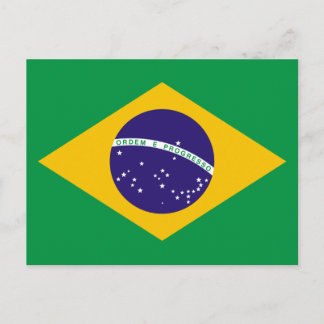 Postal Bandera de Brasil