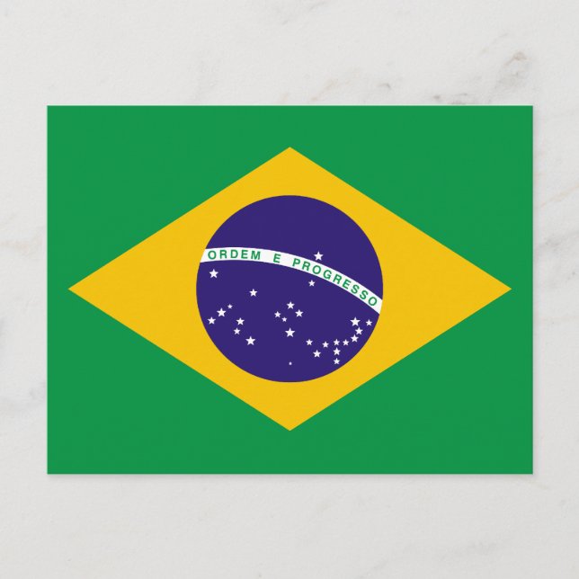 Postal Bandera de Brasil (Anverso)