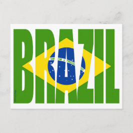 Postal Bandera de BRASIL