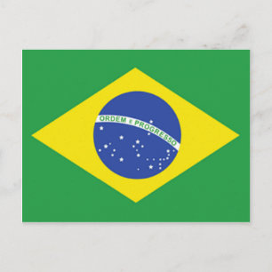 Postal Bandera de Brasil