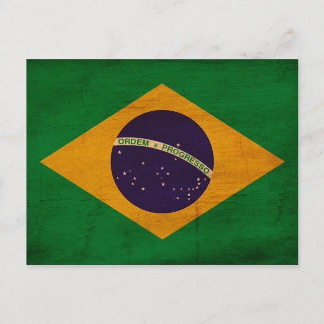 Postal Bandera de Brasil (Anverso)