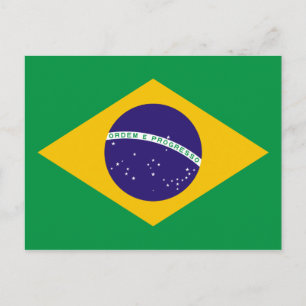 Postal Bandera de Brasil