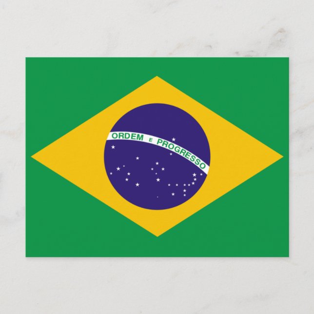 Postal Bandera de Brasil (Anverso)
