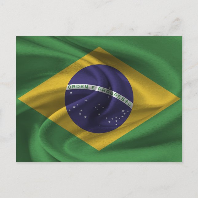 Postal Bandera de Brasil (Anverso)