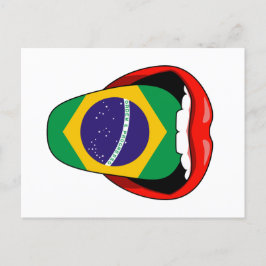 Postal Bandera de Brasil Ordem e Progresso