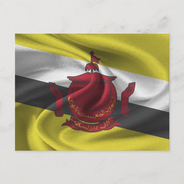 Postal Bandera de Brunéi (Anverso)