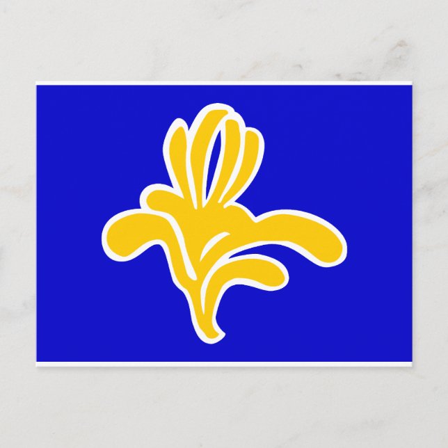 Postal Bandera de Bruselas (Anverso)