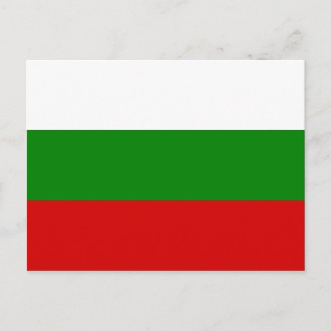 Postal Bandera de Bulgaria (Anverso)