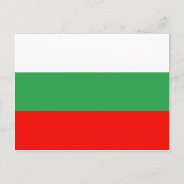 Postal Bandera de Bulgaria (Anverso)
