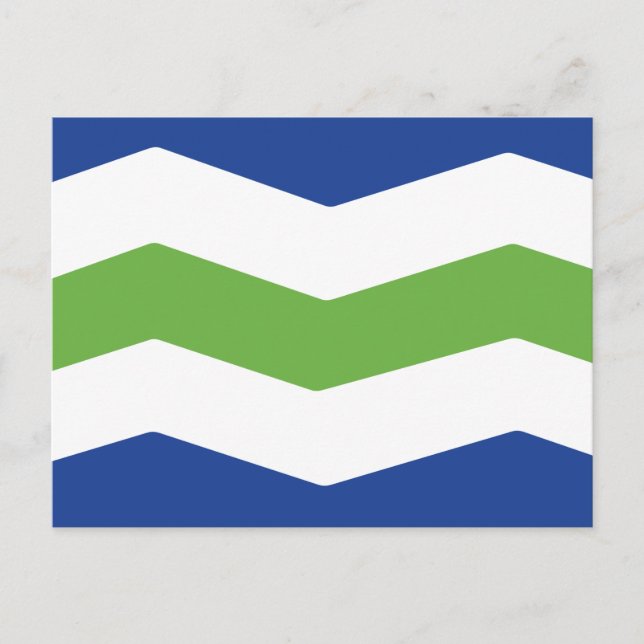 Postal Bandera de Burlington, Vermont (Anverso)