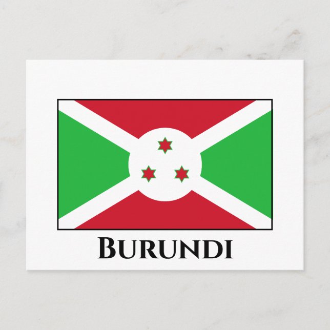 Postal Bandera de Burundi (Anverso)