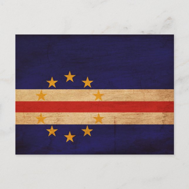 Postal Bandera de Cabo Verde (Anverso)