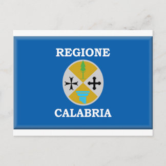 Postal Bandera de Calabria (Italia)
