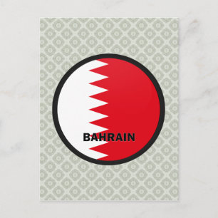 Postal Bandera de calidad de sondeo de Bahréin