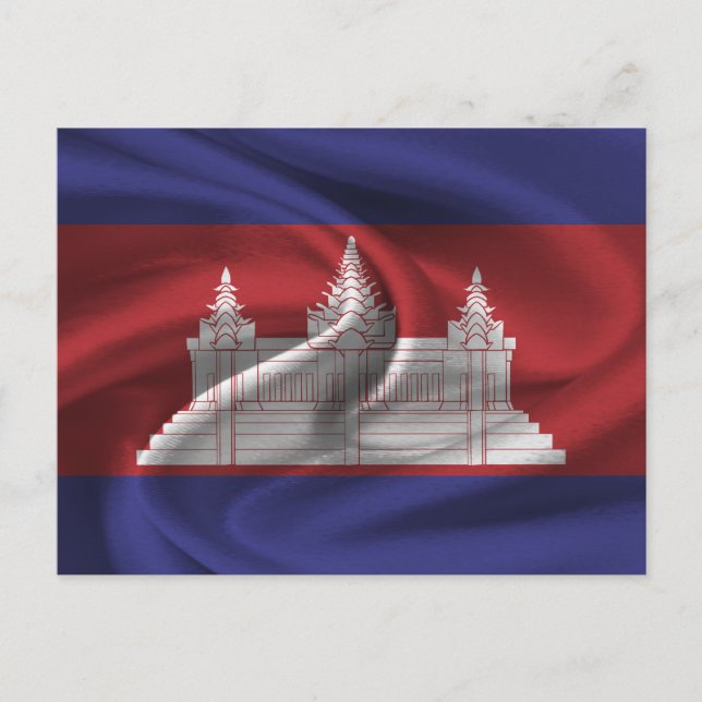 Postal Bandera de Camboya (Anverso)