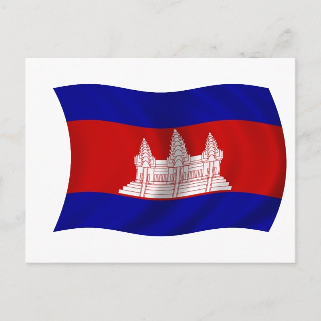 Postal Bandera de Camboya (Anverso)