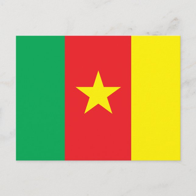 Postal Bandera de Camerún (Anverso)