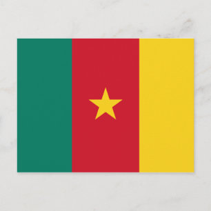 Postal Bandera de Camerún