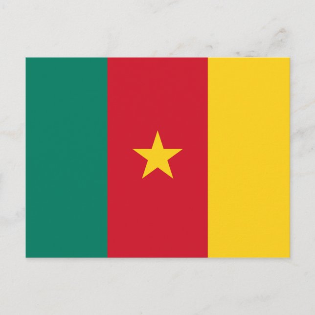 Postal Bandera de Camerún (Anverso)