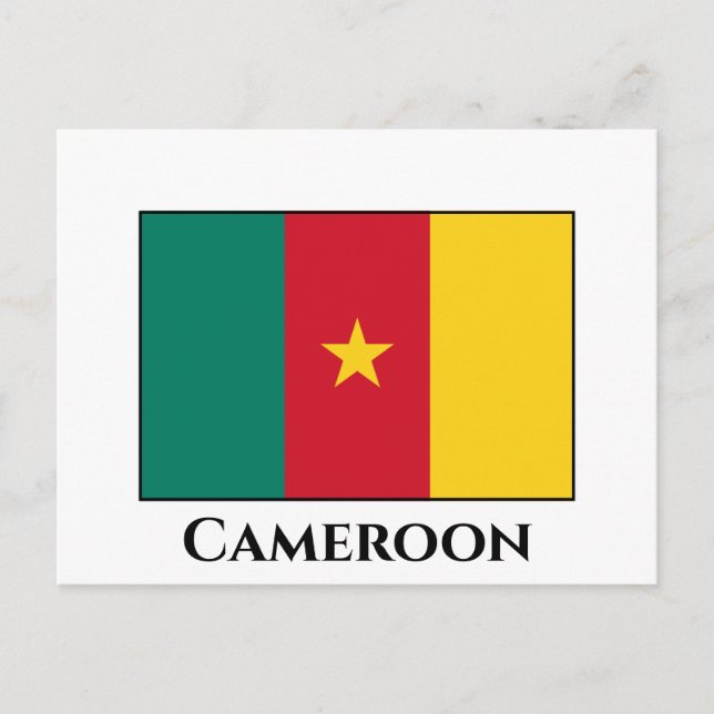 Postal Bandera de Camerún (Anverso)