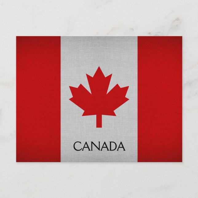 Postal Bandera de Canadá (Anverso)